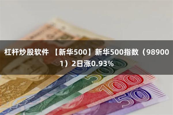 杠杆炒股软件 【新华500】新华500指数（989001）2日涨0.93%