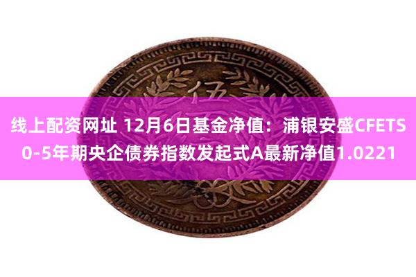 线上配资网址 12月6日基金净值：浦银安盛CFETS0-5年期央企债券指数发起式A最新净值1.0221